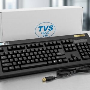 TVS Gold Heavy-Duty Wired Mechanical Desktop Keyboard (Bharat Ka Apna Keyboard) – Refurbished